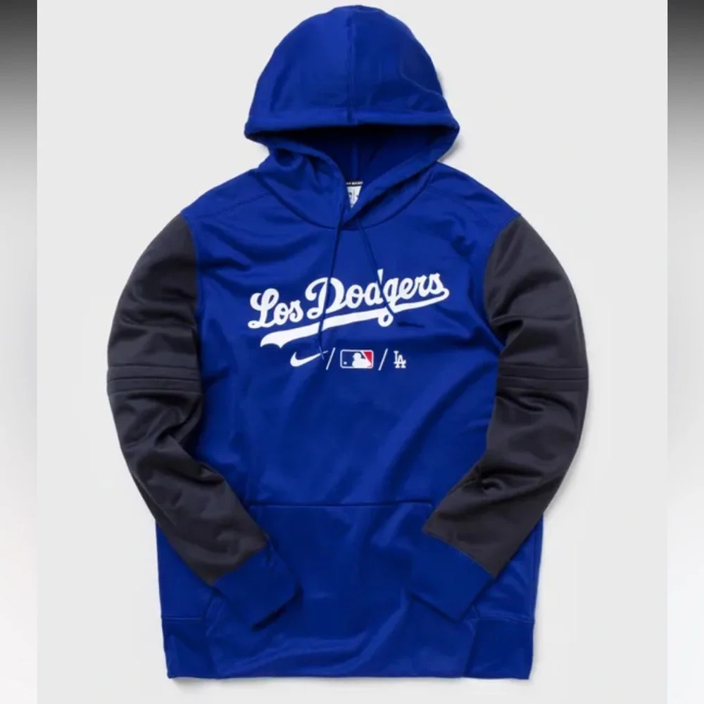 NIKE LA DODGERS CITY CONNECT THERMA HOODIE BLUE XL NWT